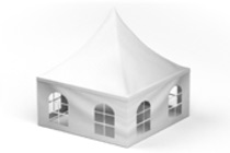 square high party tent