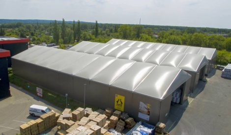 insulated temporary warehouse