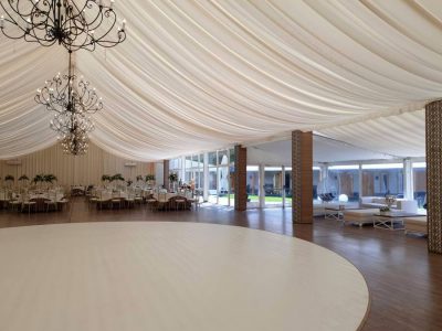 wedding tent dance floor