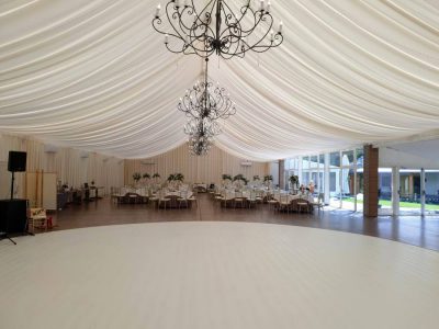 wedding tent dance floor