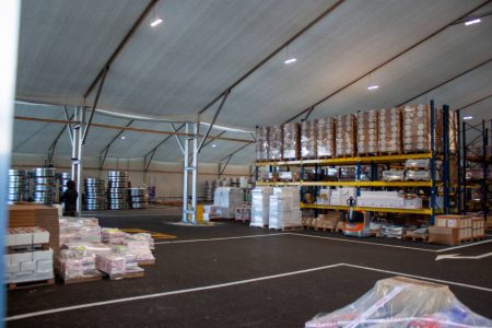 temporary warehouses